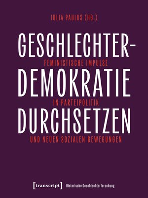 cover image of Geschlechterdemokratie durchsetzen